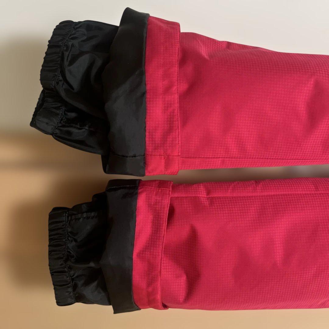 グレー フード付き スキーウェア 中綿入り　160