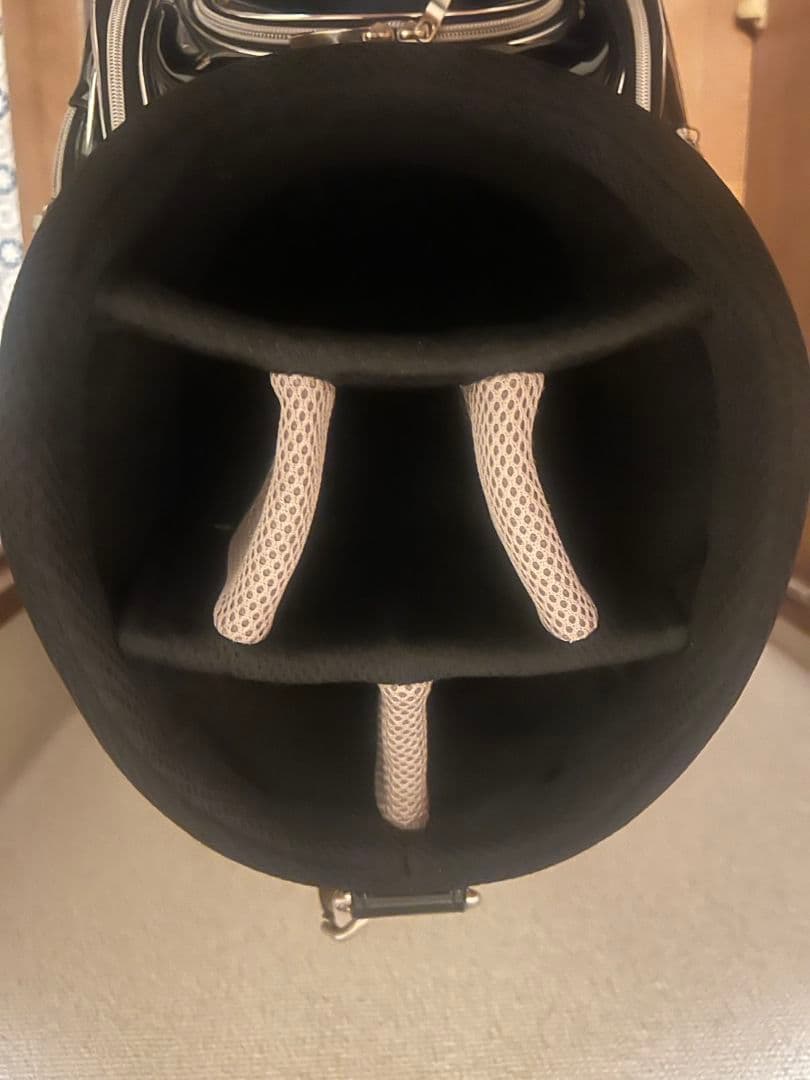 希少品　ゴルフキャディバッグ9型　付属品(フードカバー、ネームプレート有り)