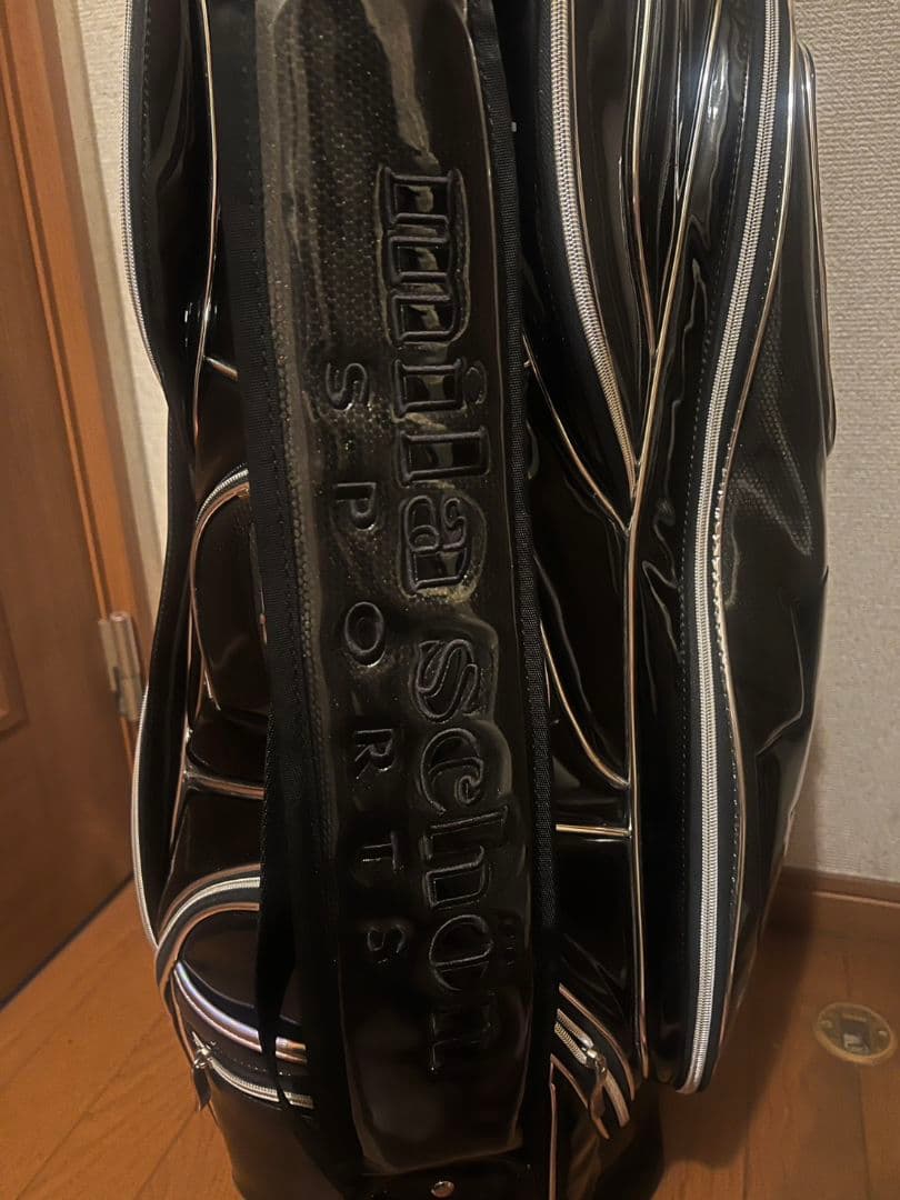 希少品　ゴルフキャディバッグ9型　付属品(フードカバー、ネームプレート有り)