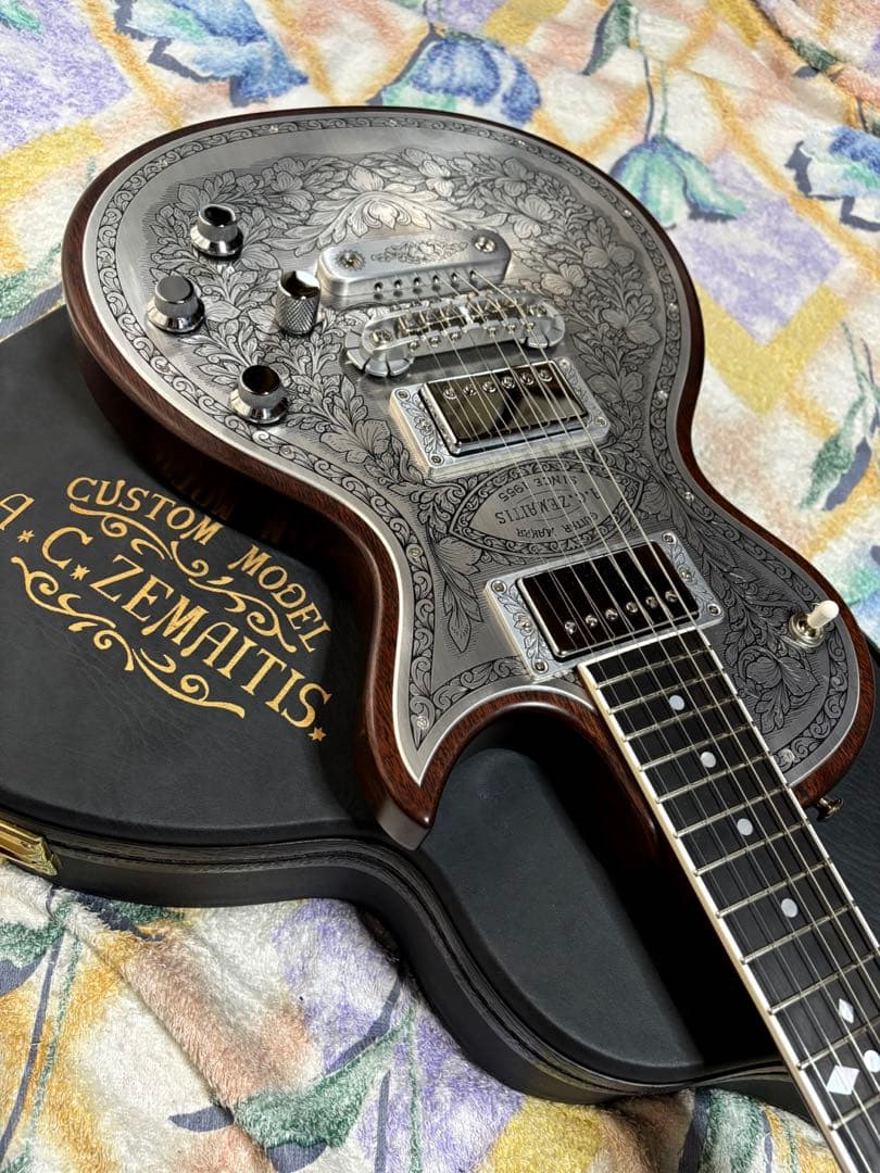 極美品 ZEMAITIS MFG-AC-22 NT burst backer