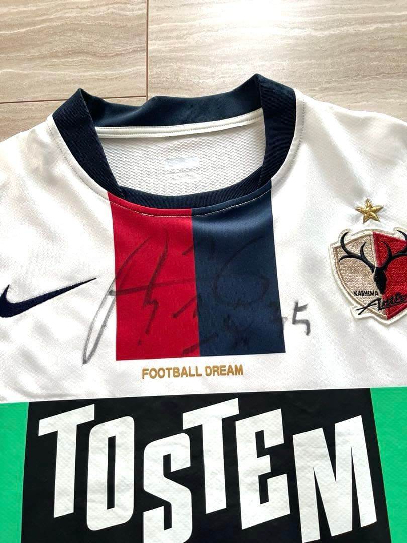 選手支給　鹿島アントラーズ　2009 アウェイ長袖ユニフォーム　パクチュホ