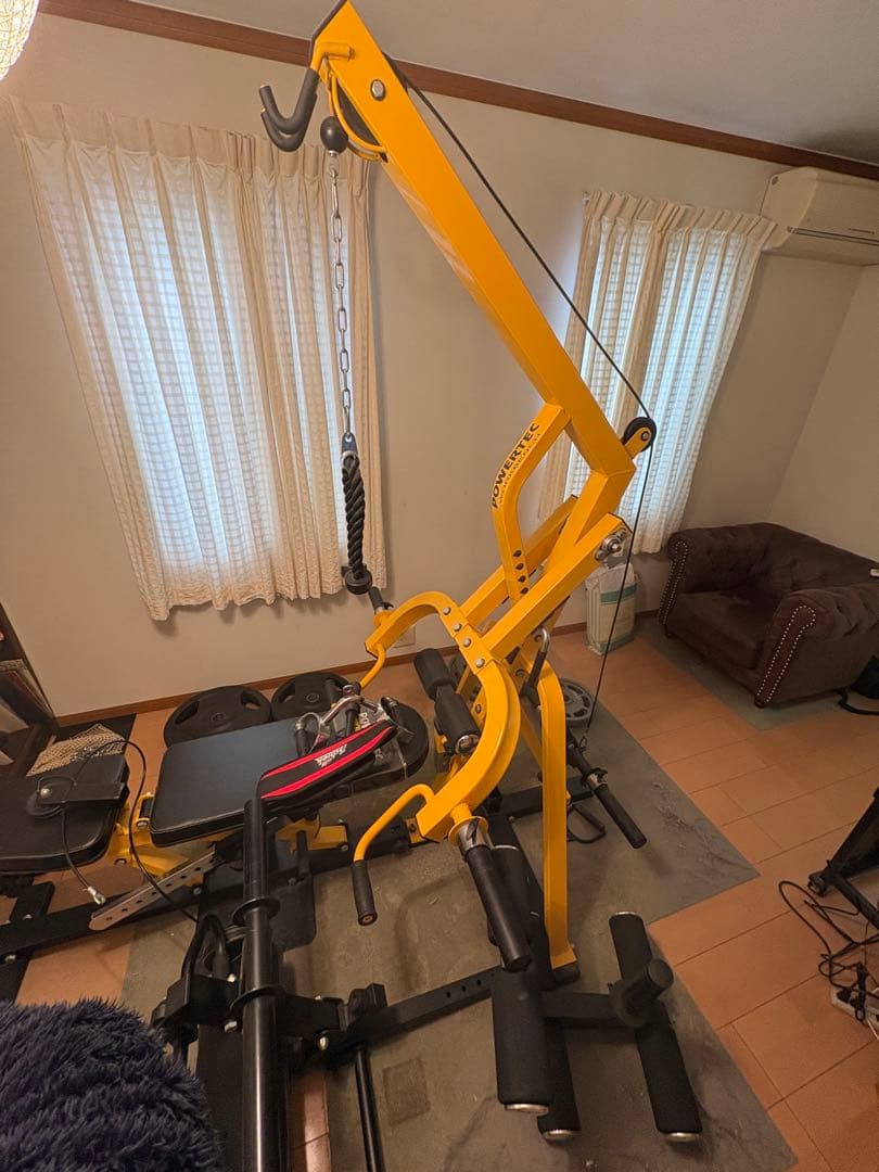 Powertec一式＋155kgプレート 引取限定