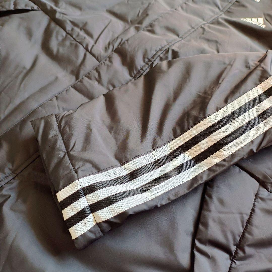 アディダス サッカー ベンチコート ライトインサレーテッド ロングコート 2XL