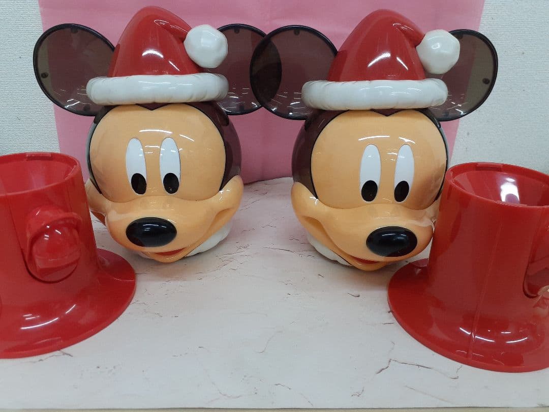 ミッキーマウス サンタ帽子 チョコレートディスペンサー2個セット