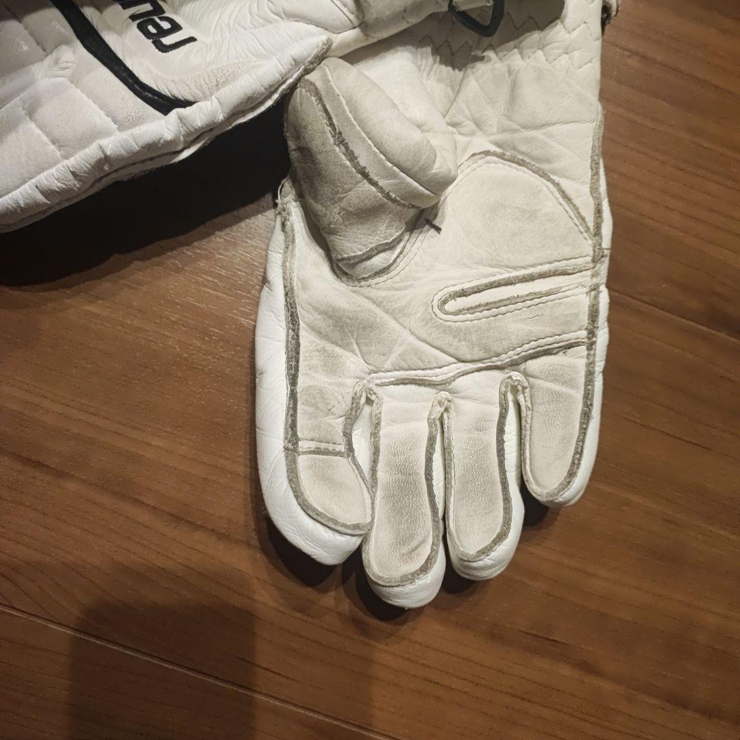reusch RJ スキーグローブ ホワイト/ブラック　子供用М