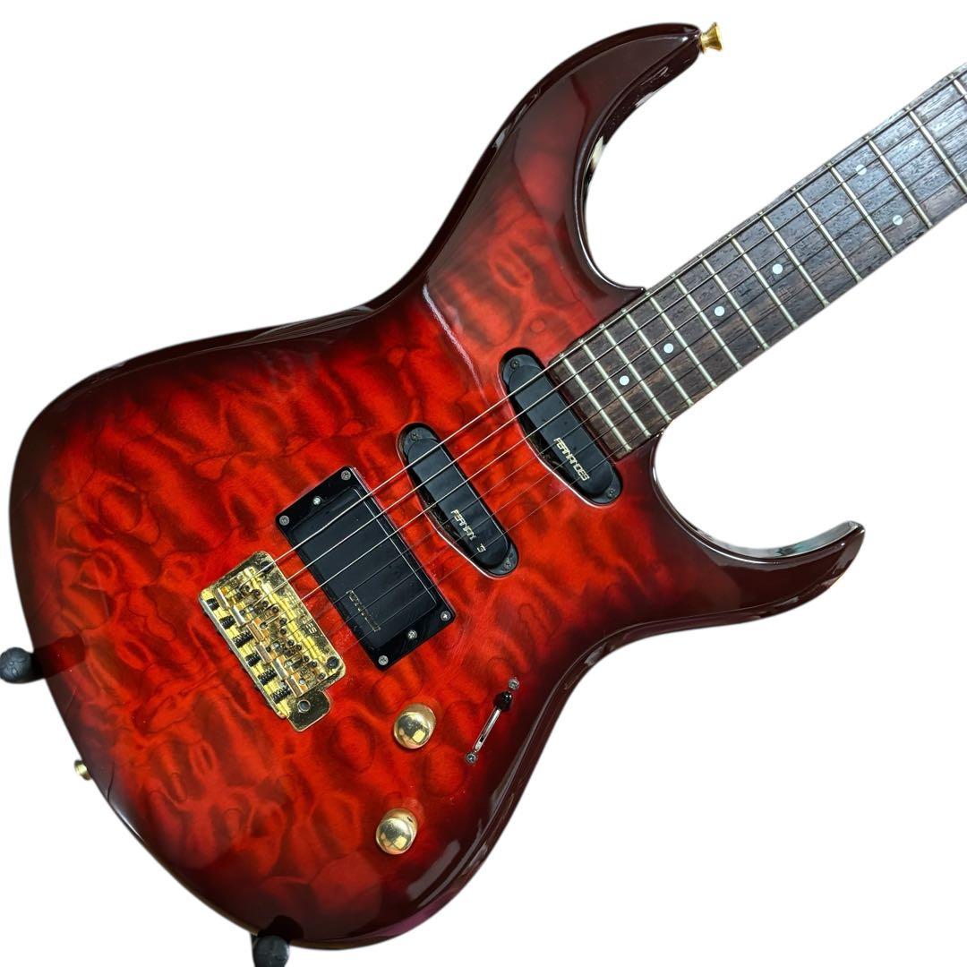 FERNANDES FGZ-400 キルトメイプル レッド エレキギター
