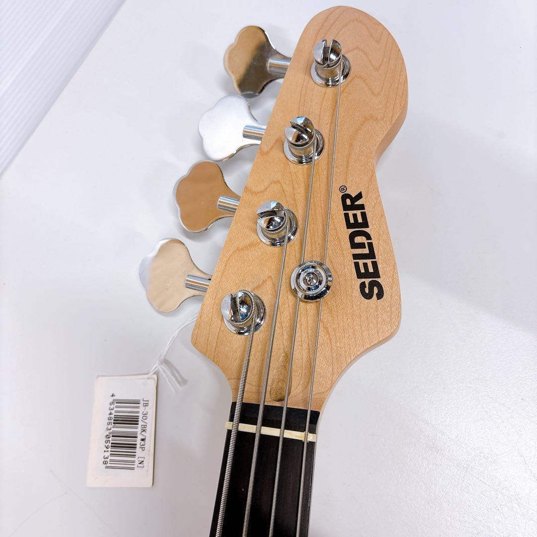 SELDER JB-30 JAZZ BASS ブラック黒色エレキベース