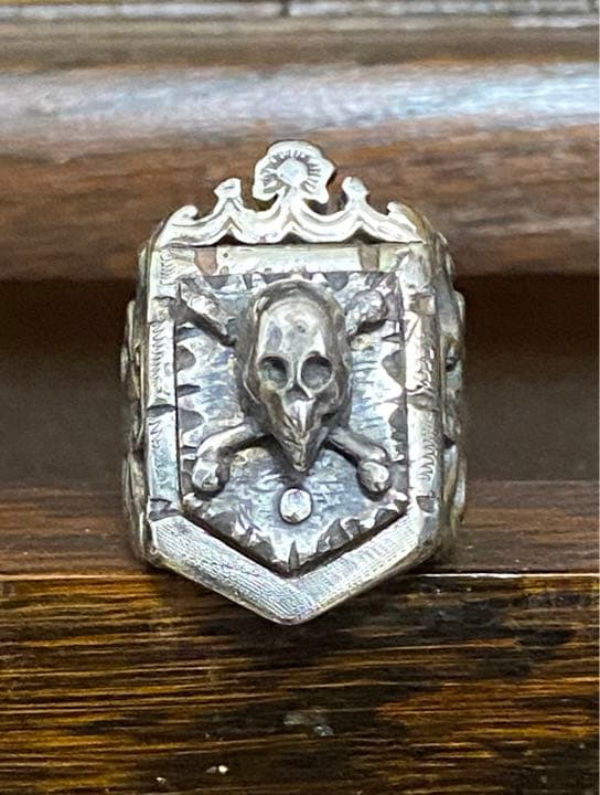 コレクション #34 vintage 40s' skull Mexican ring