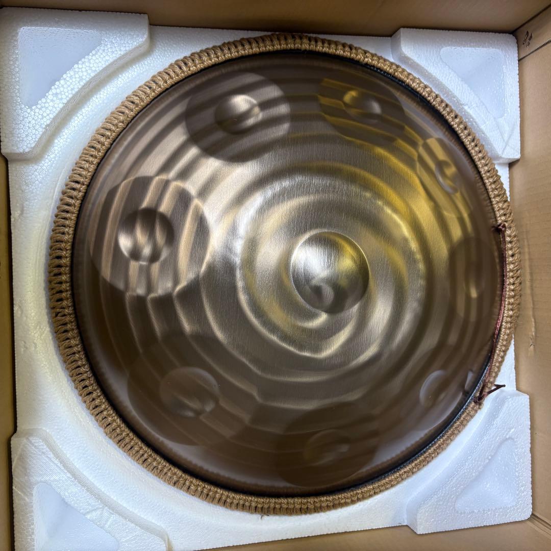 新品 ハンドパン 9音 Dマイナー　バッグ付 46cm