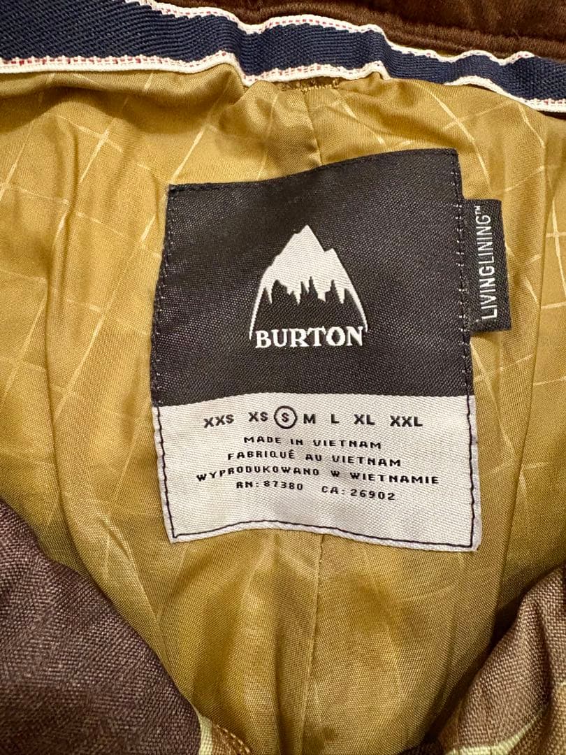 BURTON スノーボードウェア上下セット Sサイズ