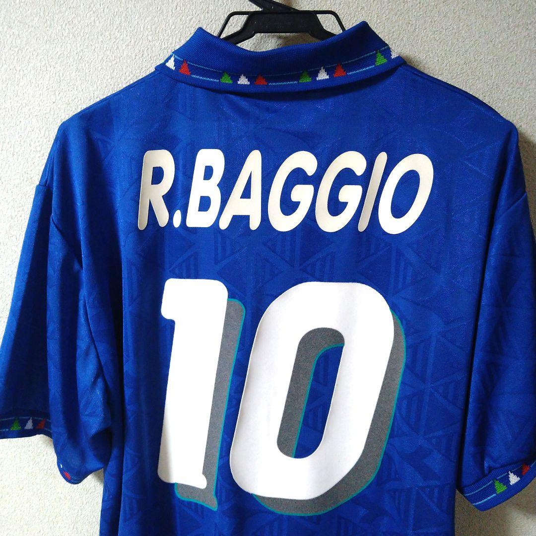 【美品】ディアドラ サッカー イタリア代表 ユニフォーム 10番 バッジョ