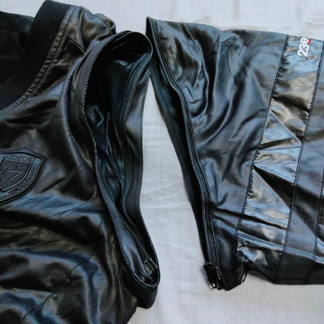 23区SPORT　メンズ　Vネック ジャンパー　ベスト　2way　ブラック　M