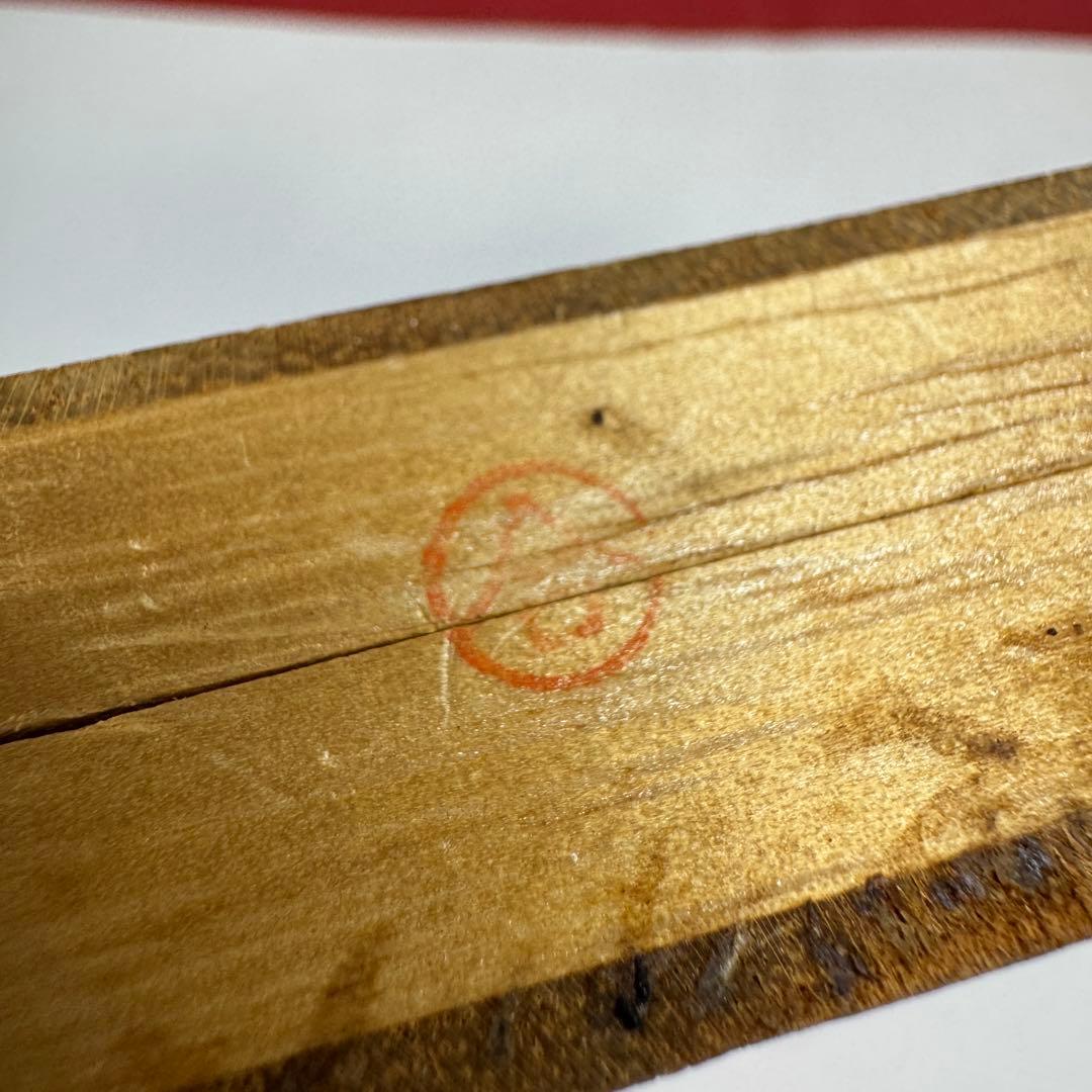 純銀小判 波模様  木箱付き 純銀製小判