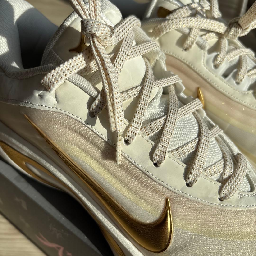 NIKE バッシュ A ONE EP(オフホワイト×ゴールド)