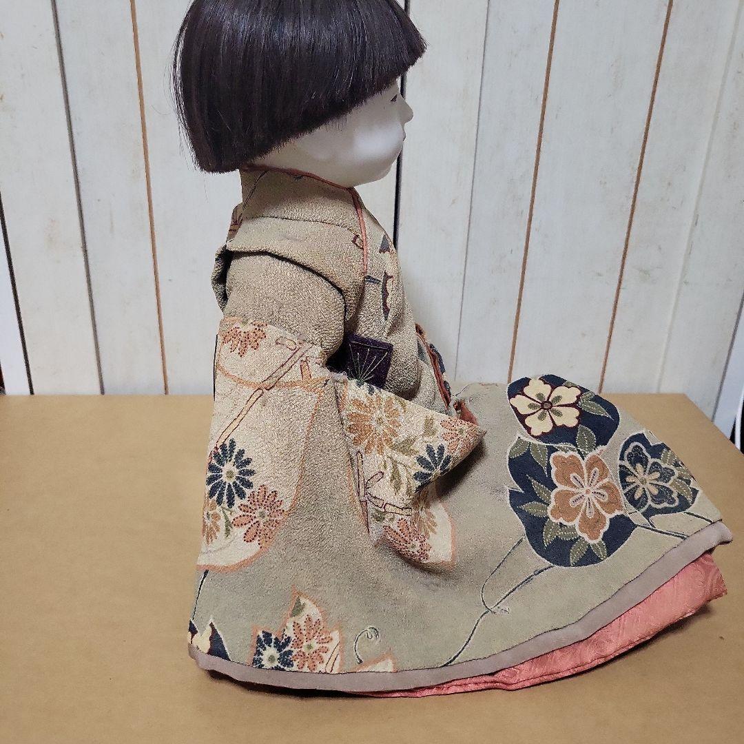 工房朋　市松人形 伝統的和服 花柄