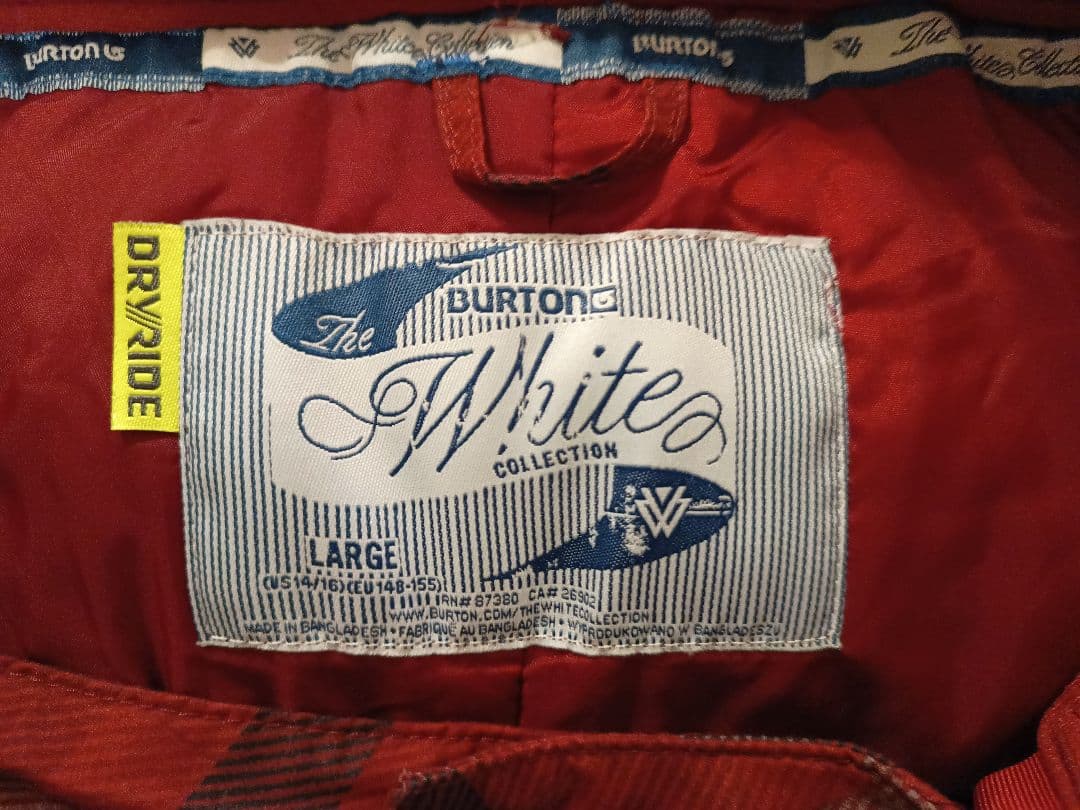 BURTON スノーボードウェア上下セット キッズL(150cm)