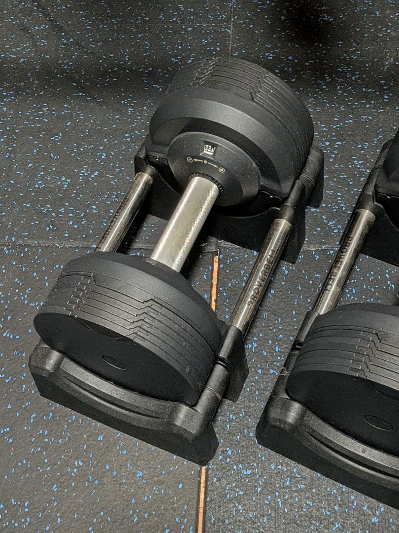 ②プロバーベル　可変式ダンベル　23.5kg 送料込み