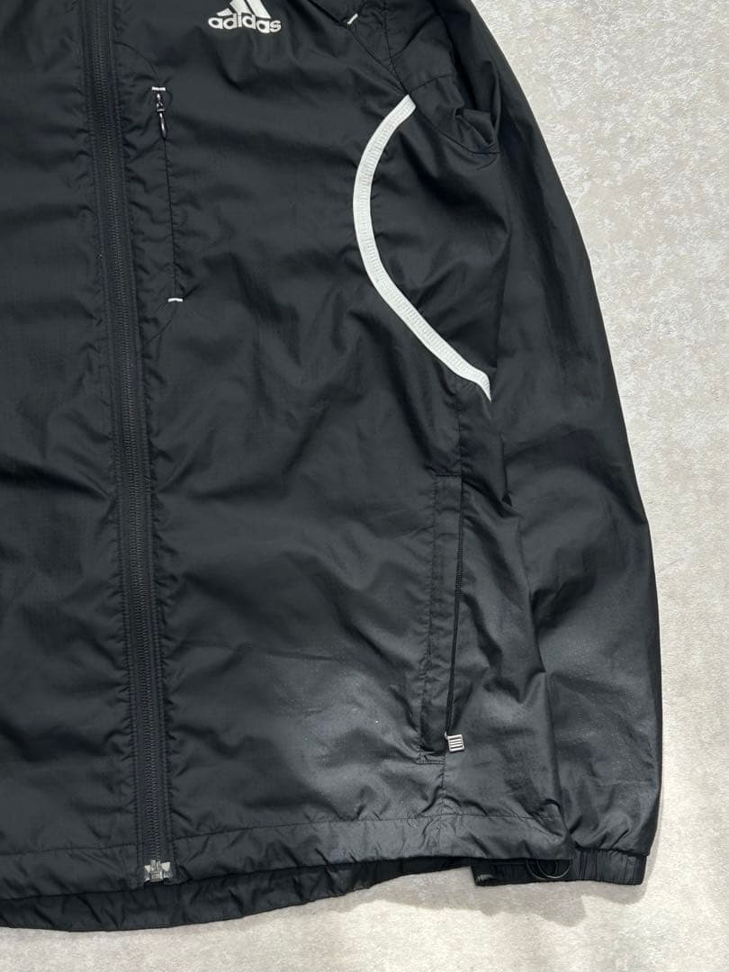 美品 セットアップ adidas ナイロン 上下 ジャケット パンツ S