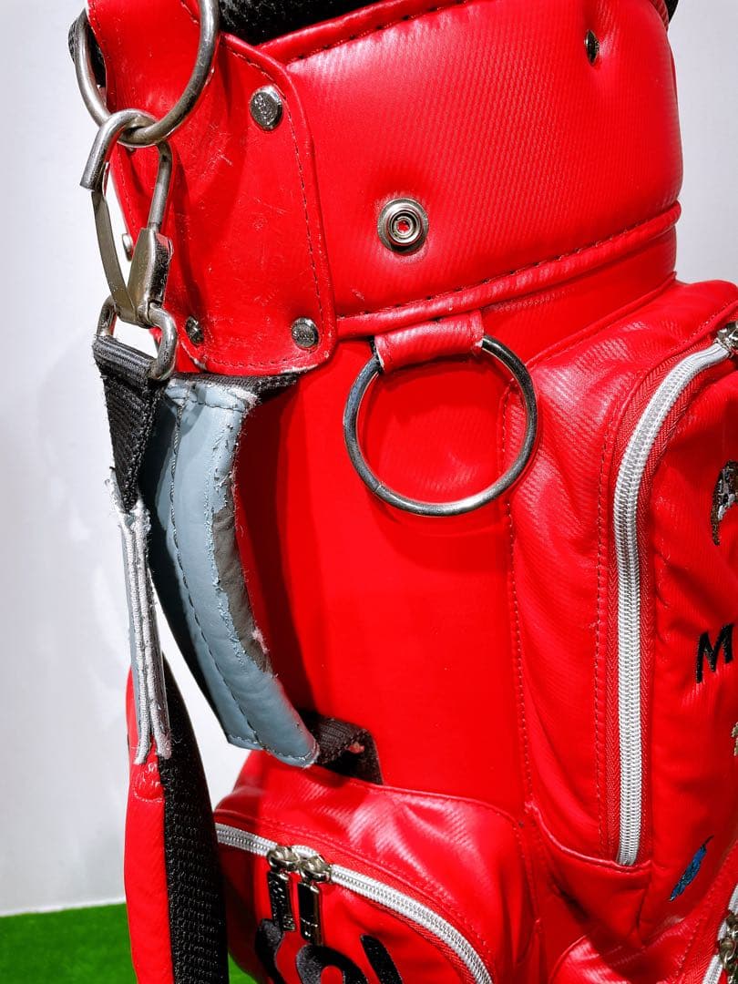 ☆可愛い M・U SPORTS☆MUスポーツ キャディバッグ レディース 赤