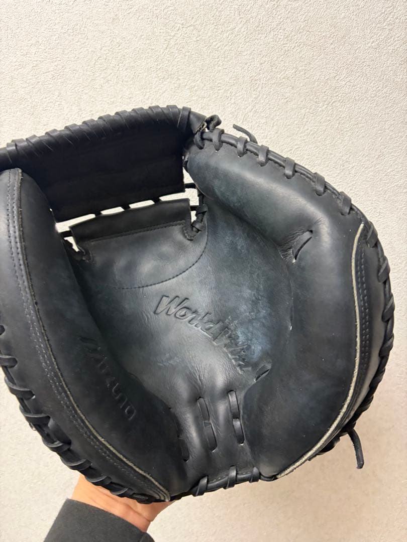 美品！！ 軟式 キャッチャーミット ブラック