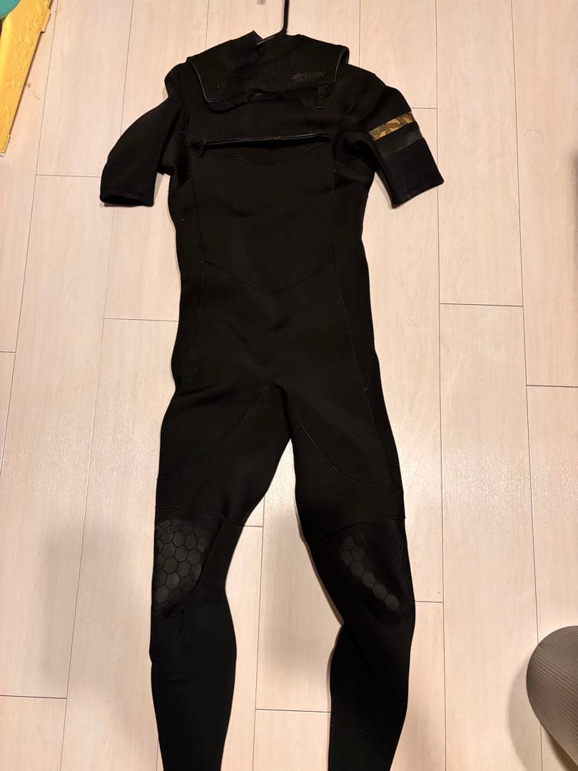 AQUA セミドライ フルスーツ L ブラック