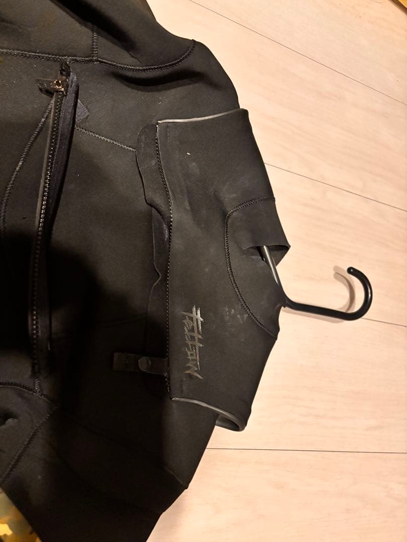 AQUA セミドライ フルスーツ L ブラック