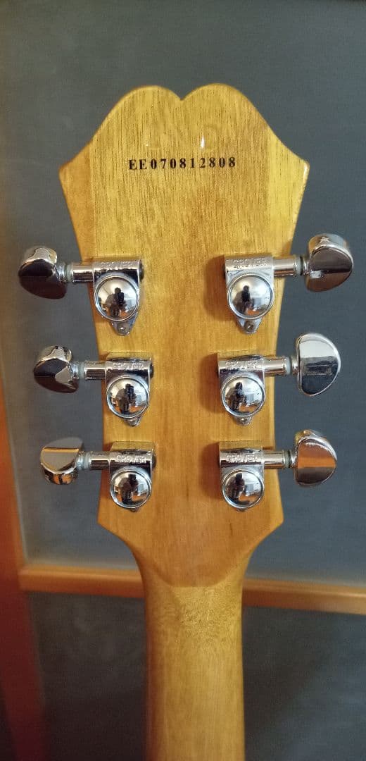 ユ*イ様 エピフォン DOT ナチュラル セミホロウボディ程度良好