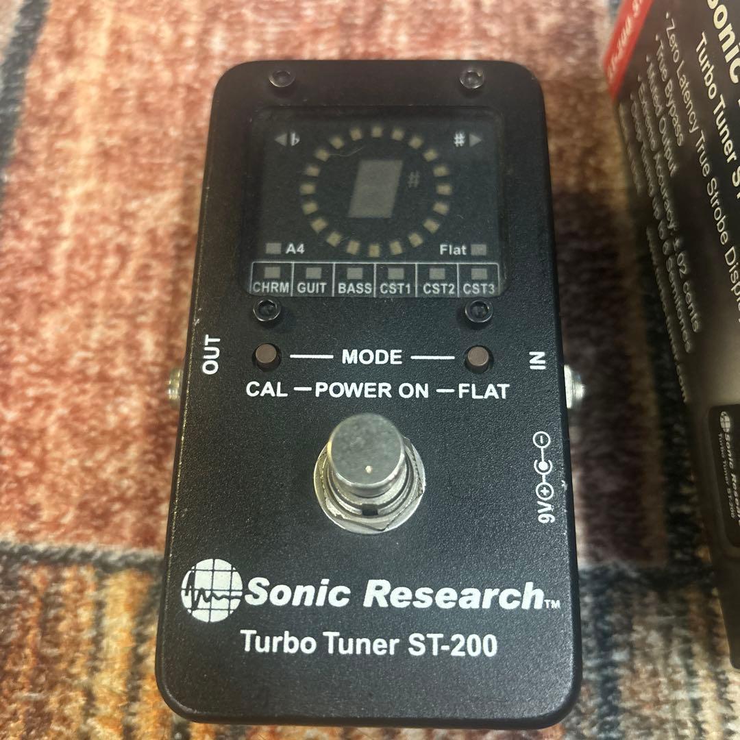 【美品】Sonic Research Turbo Tuner ST-200