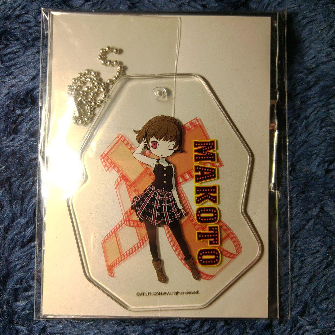 レア　クリアタグ　ペルソナQ2 P4 新島 真 セガ コラボカフェ