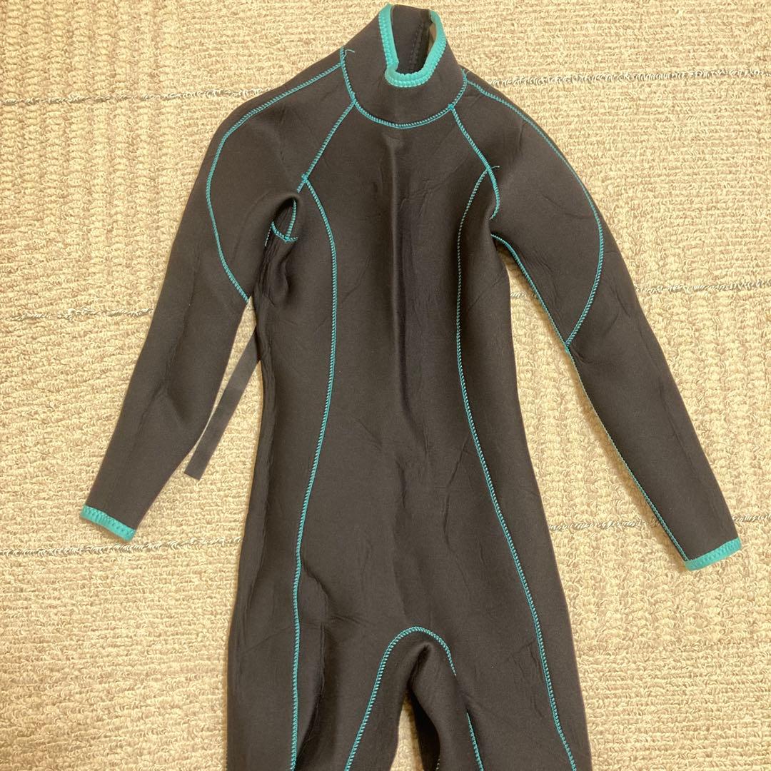 フルスーツ ウェットスーツ 黒/青