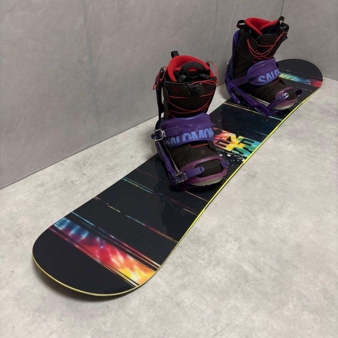 サロモン2点セット　SEQUENCE + スノーボード　Wax済
