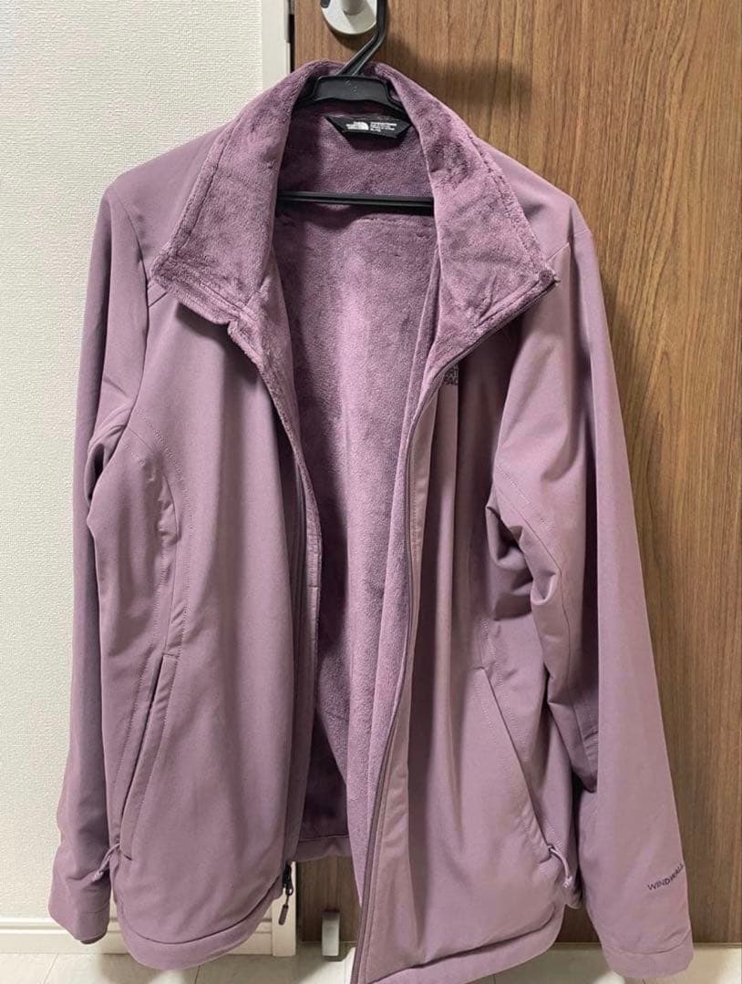 THE NORTH FACE フリースジャケット XL パープル 古着 ノース