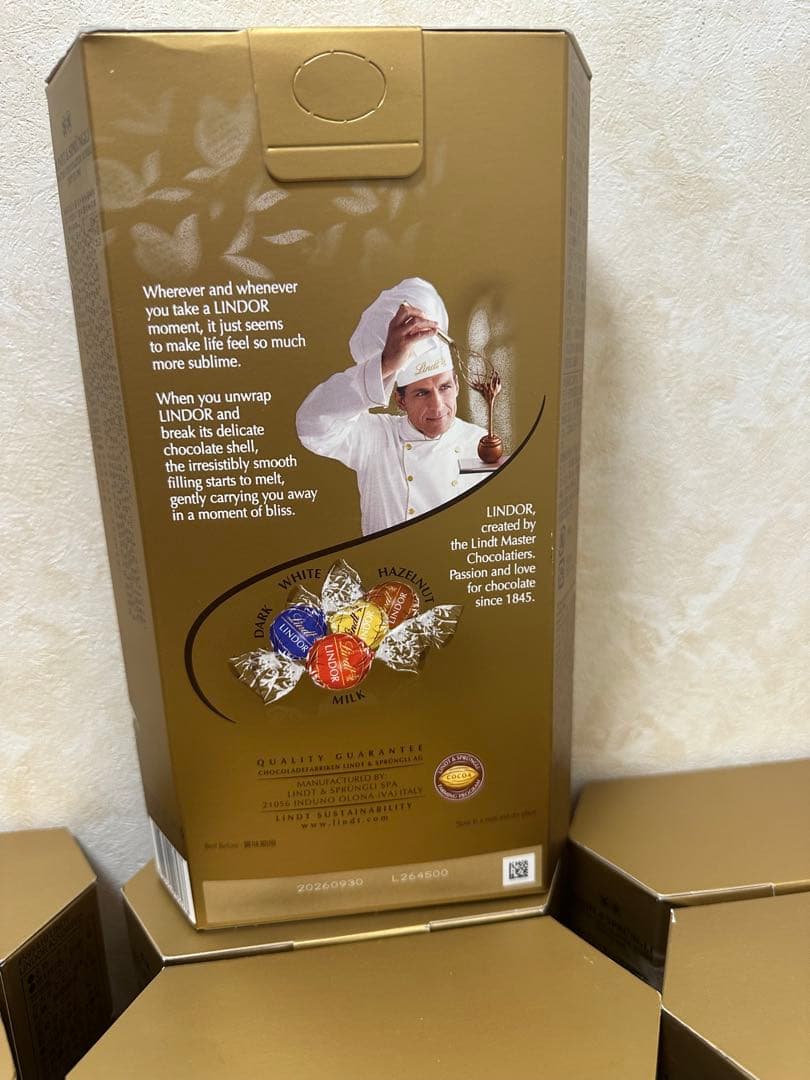 リンツ リンドール 4種アソート 敬老の日 600g 4個