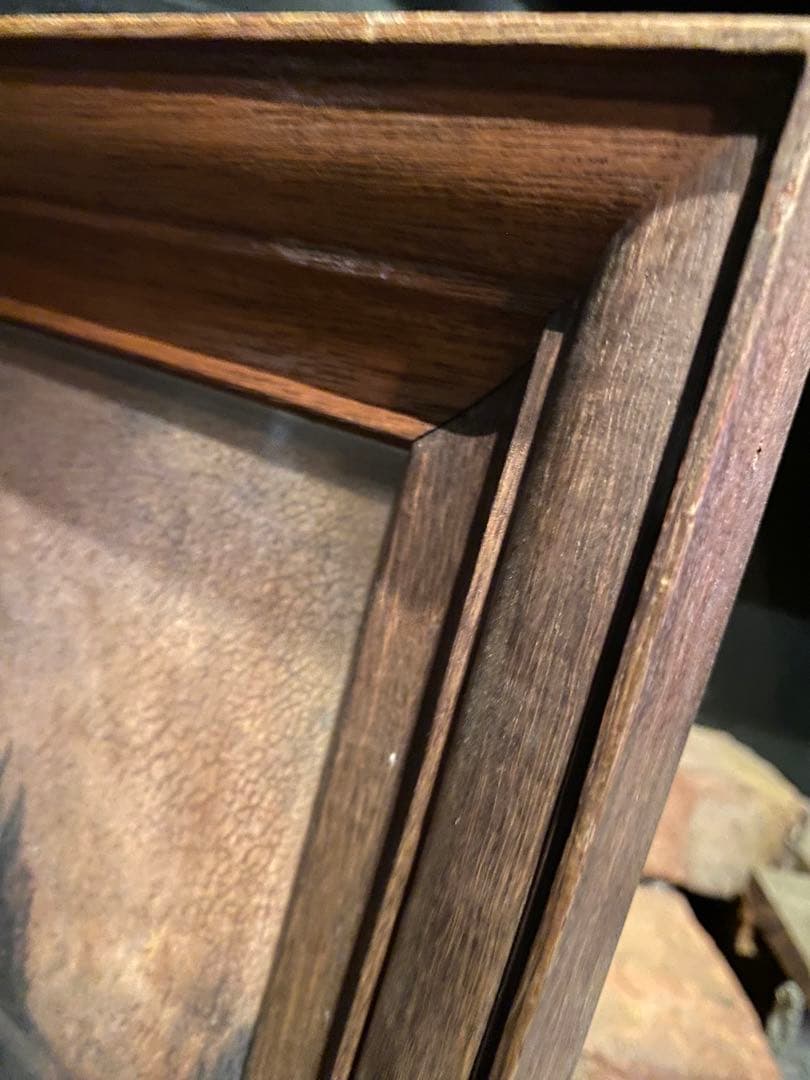 モナリザ 無垢木製フレーム肖像画55×73