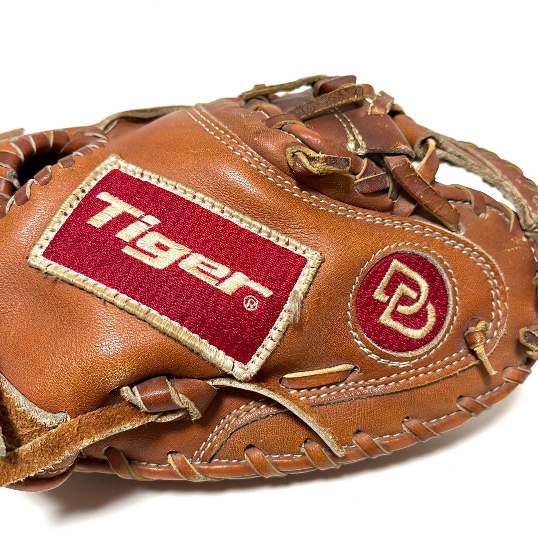 美津和タイガー 硬式用 キャッチャーミット レザー