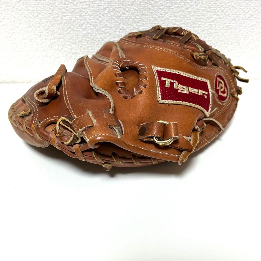 美津和タイガー 硬式用 キャッチャーミット レザー