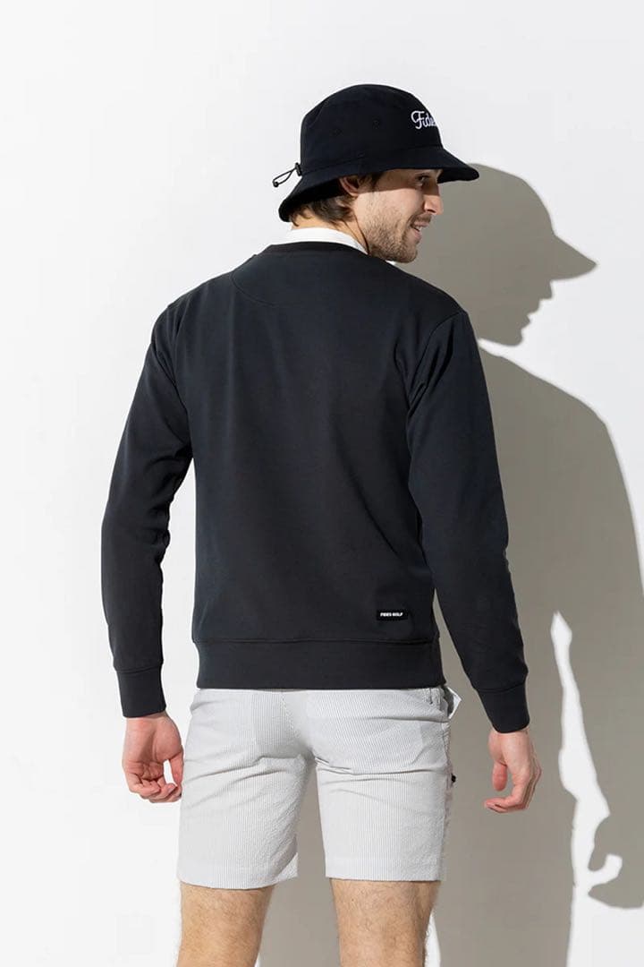 メンズウェア FIDES BACK MESH PUNCH CREW NECK SWEAT