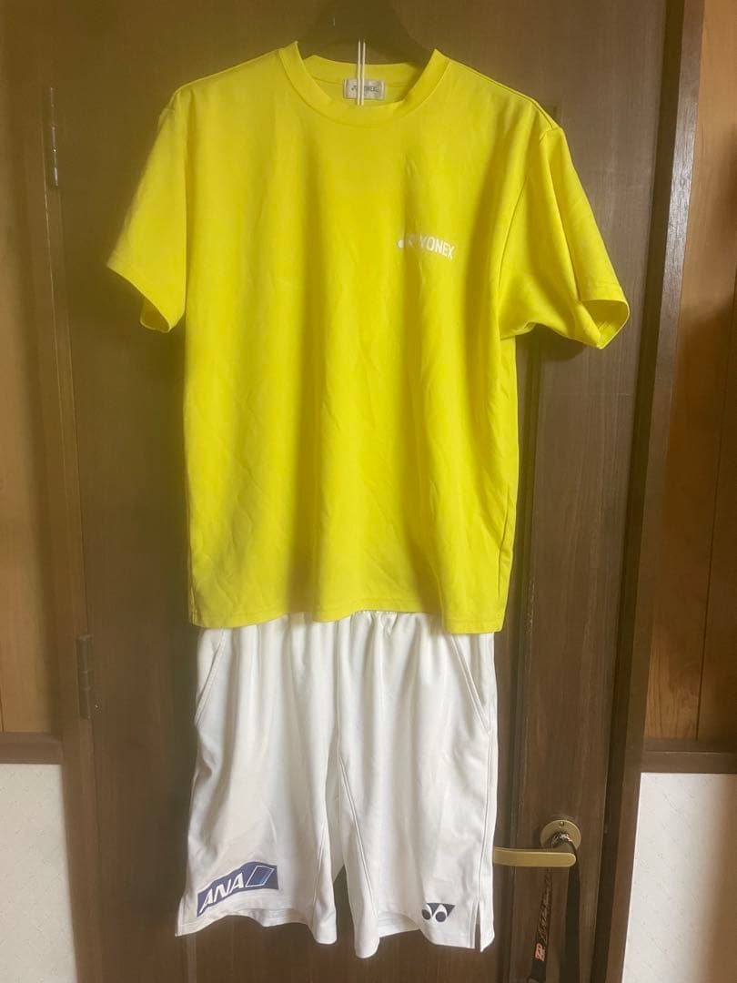 yonex 日本代表上下セット　黄色