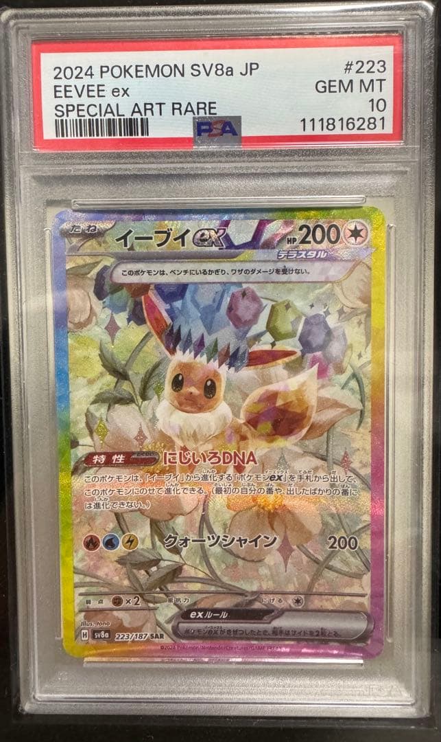 ［PSA10］10連番‼️テラスタルフェス　ブイズ　SAR ※ケースおまけ❗️