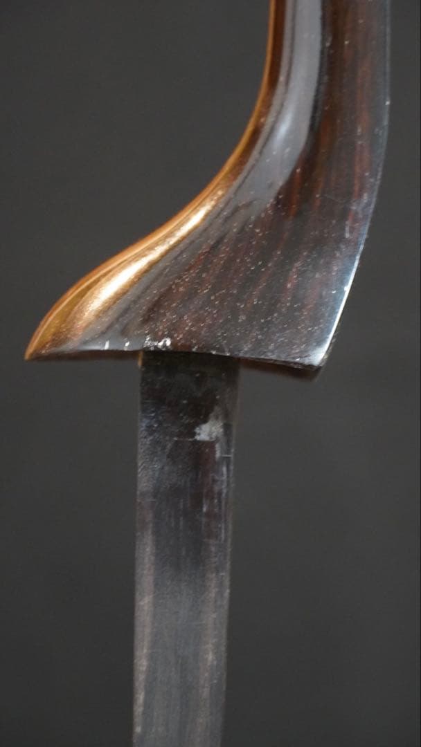 美型真壁古民家床柱縞黒檀三線　所有者様が40年前に入手　まずはご覧ください