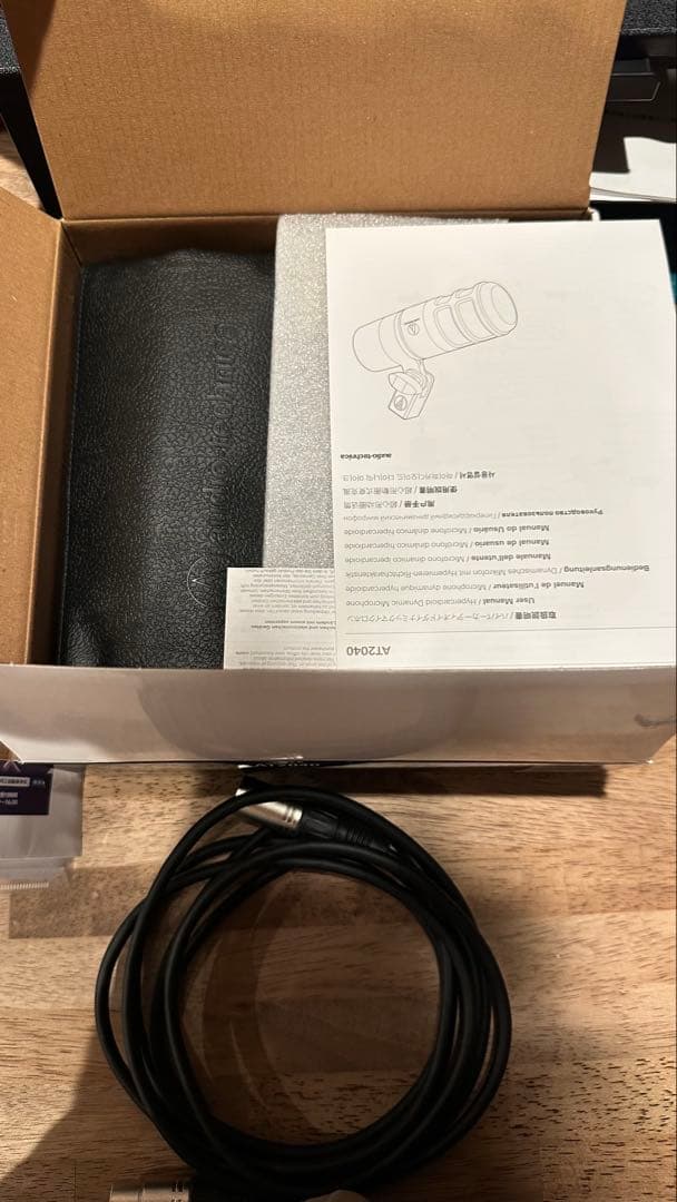 audio-technica AT2040 コンデンサーマイク＋α