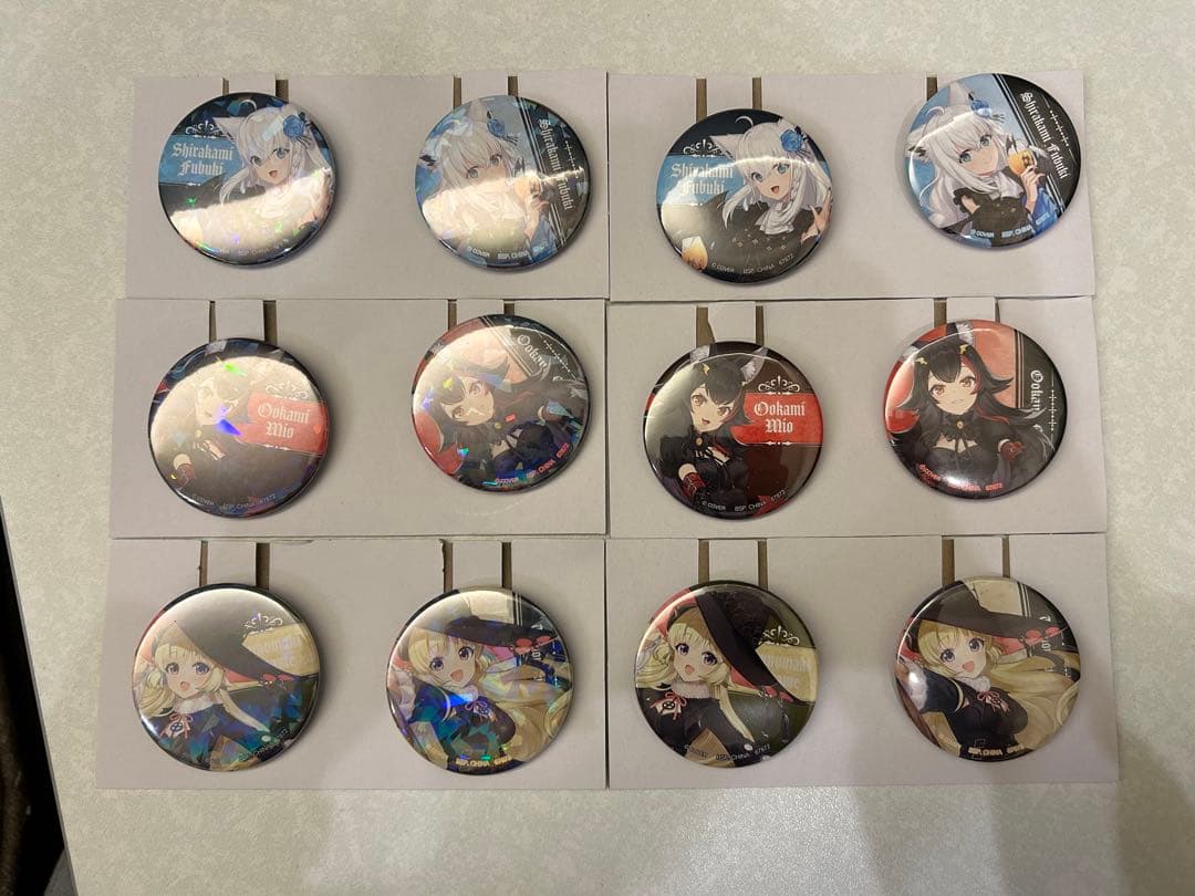 ホロライブ 一番くじ　Villain Style アクスタ　缶バッジ　26点