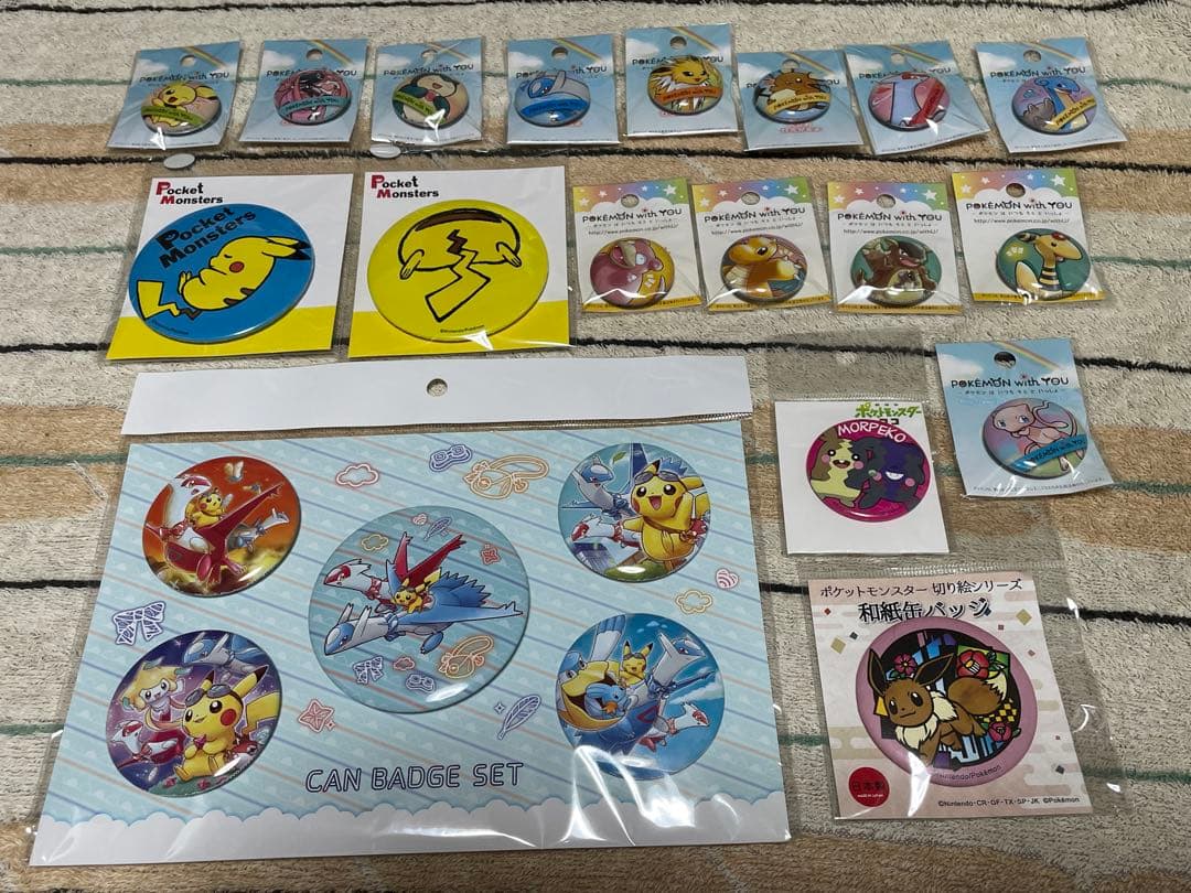 ポケモン 缶バッジ 色々セット ラティアス ラティオス ラプラス カビゴン 他