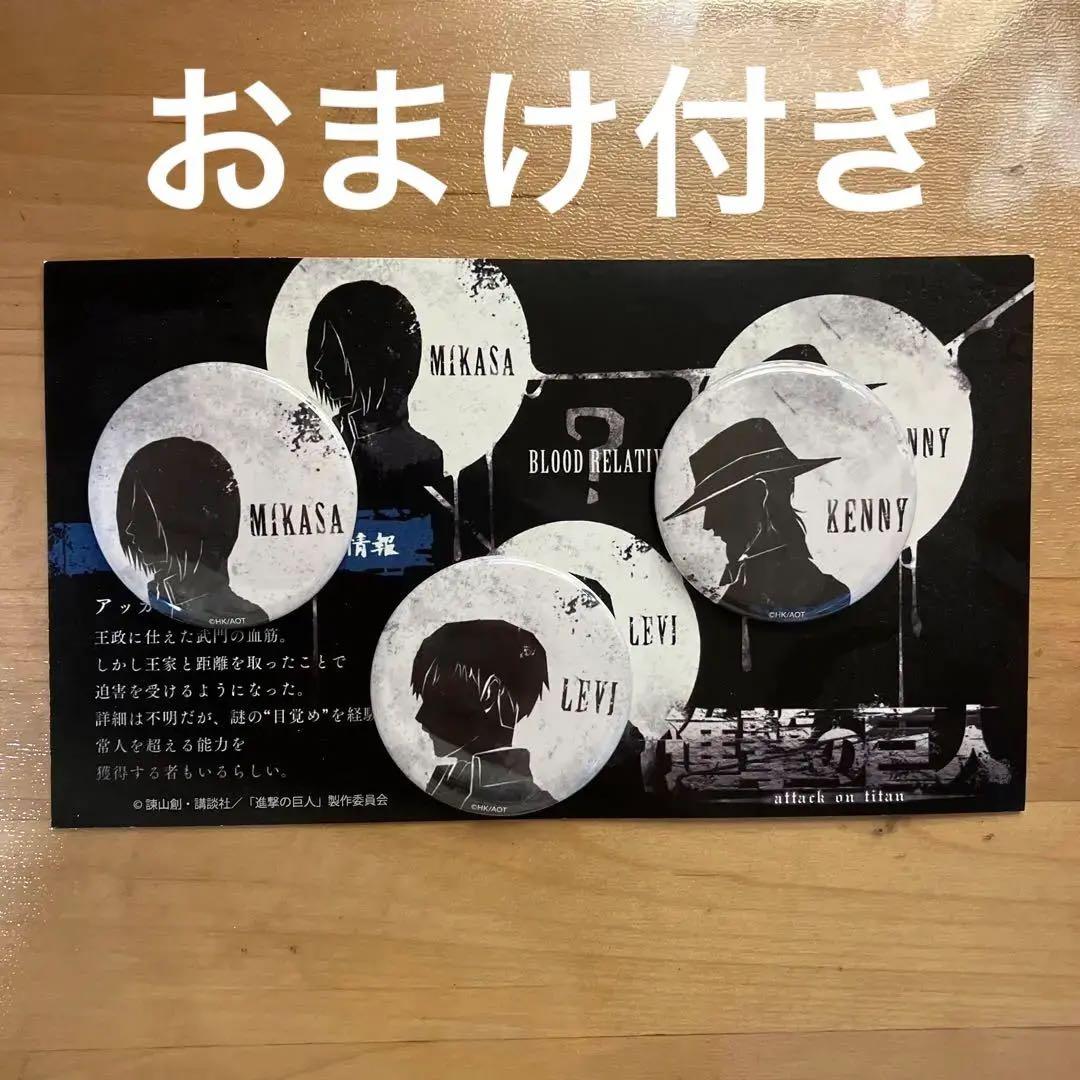 【 進撃の巨人 】缶バッジコレクション