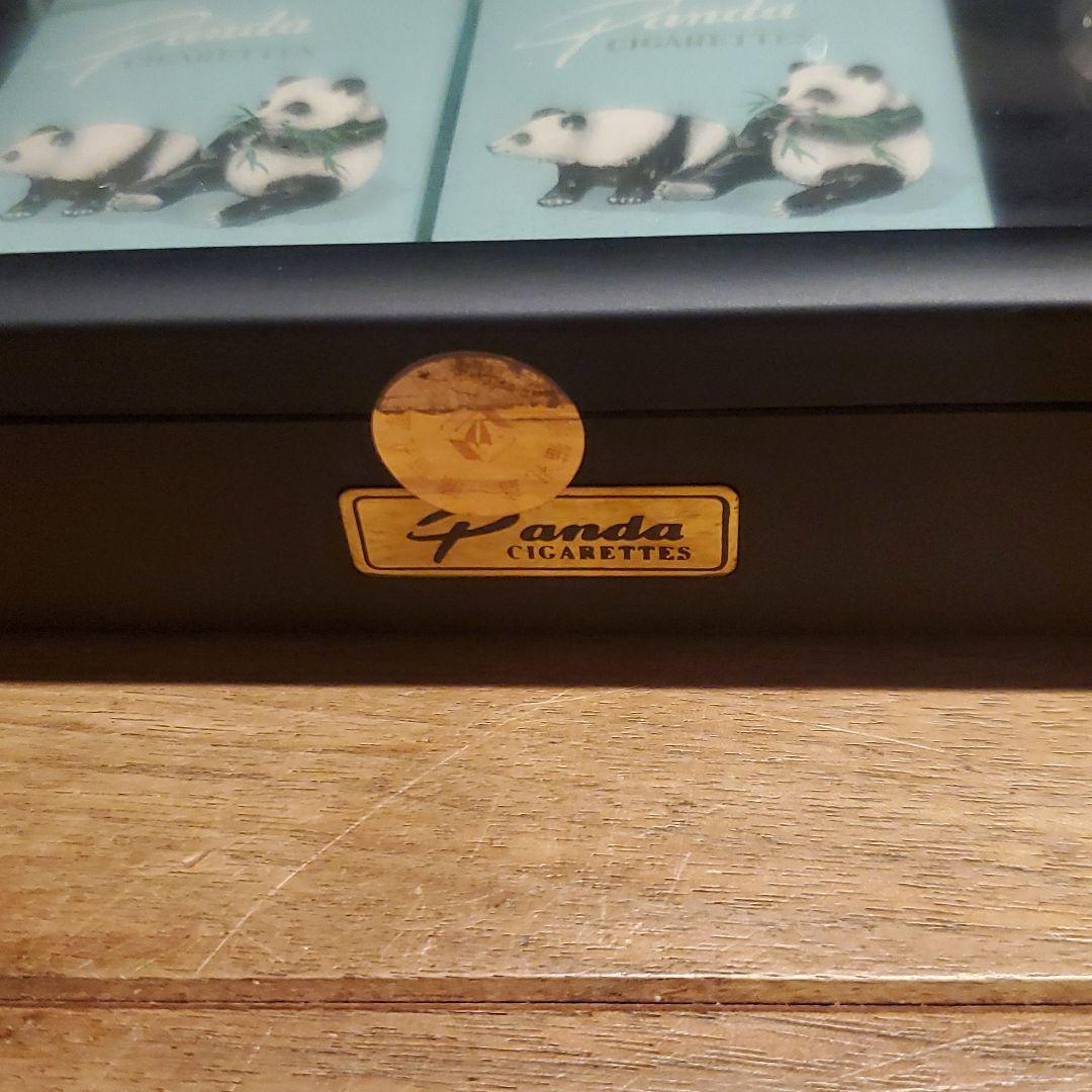 中国タバコ　上海煙草公司　熊猫香煙　ライター　文鎮セット　パンダ