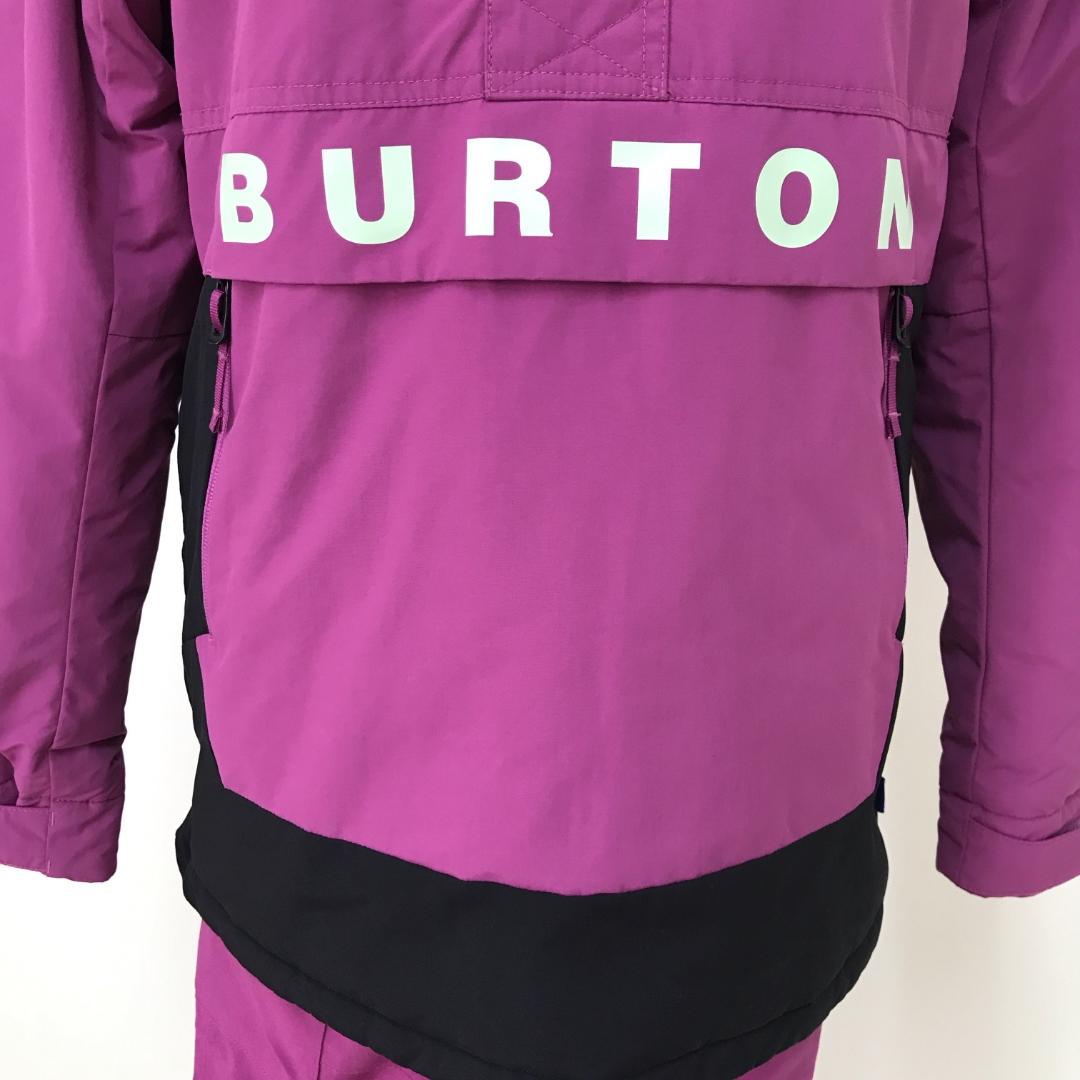 【美品】バートン　スノーボードウェア　キッズ　上下セット　むらさき　子供用Ｌ