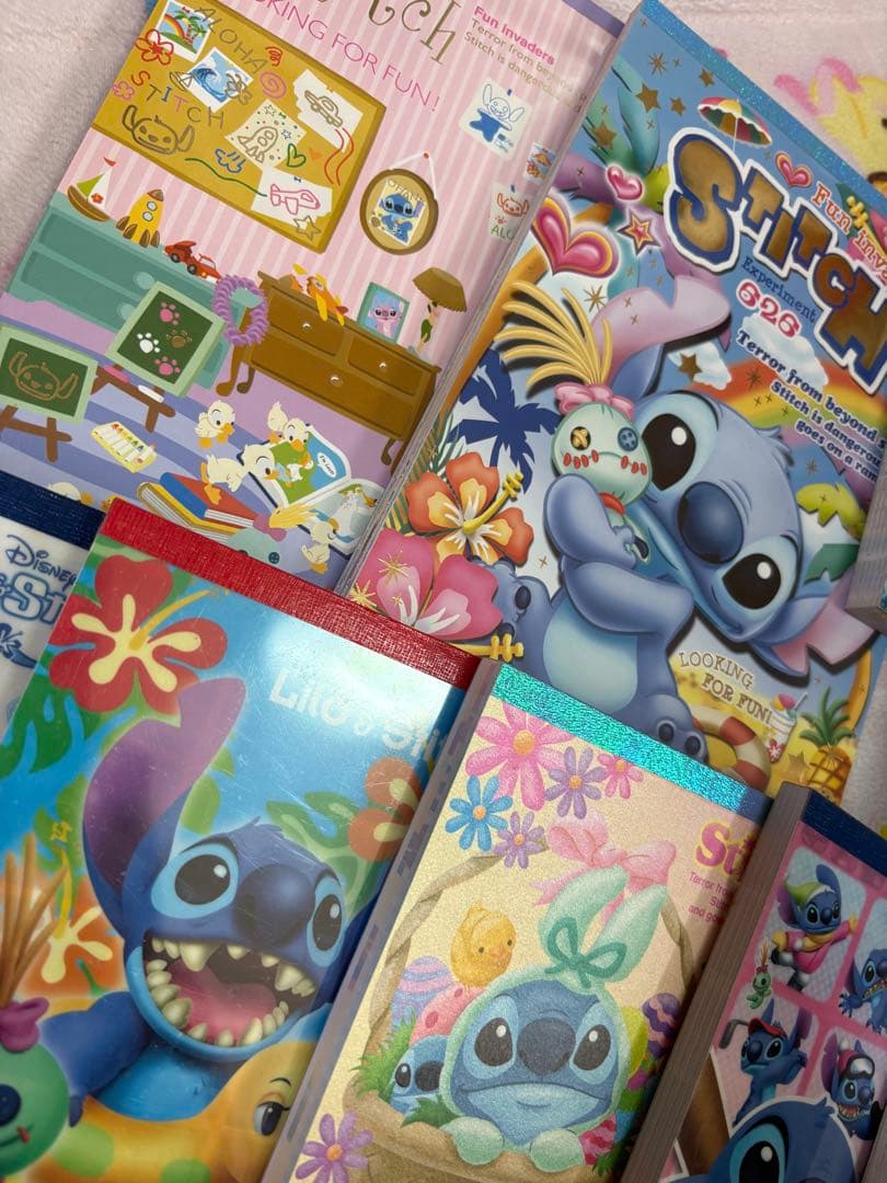 スティッチ メモ用紙セット 複数冊