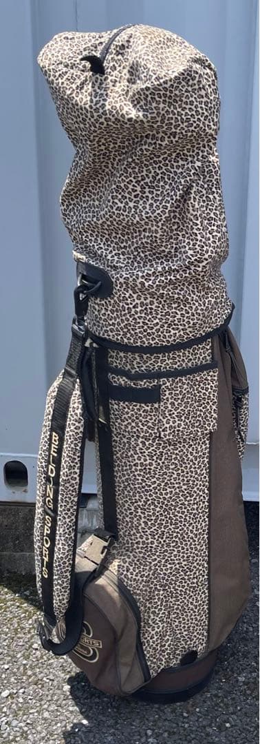 【ベルディング】珍しい豹柄のキャディバッグです。★BELDING SPORTS