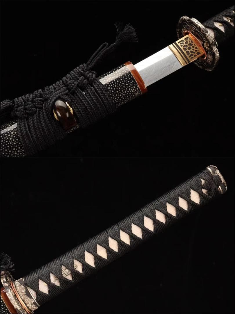 【武士一銀獅玄羽】 日本刀 模造刀 居合刀 武士道 武蔵 鑑賞用 手鍛造打