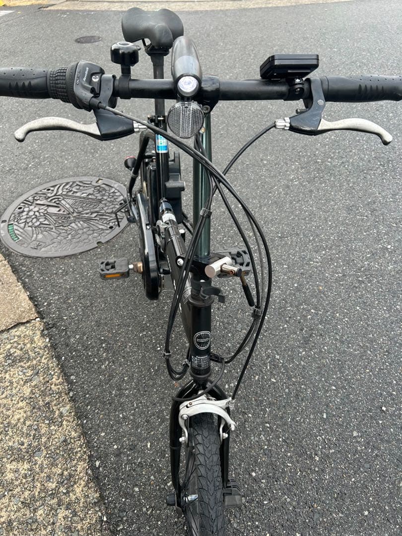 パナソニック電動アシスト 折りたたみ式 後20インチ バッテリー8Ah鍵2個付き